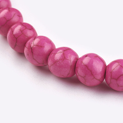 Synthetic Turquoise Beads Strands X-TURQ-G106-8mm-02K-1