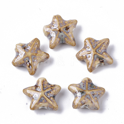 Handmade Porcelain Beads PORC-N004-27E-1