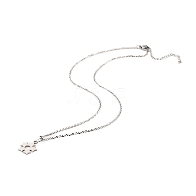 Non-Tarnish Stainless Steel Pendants Necklaces NJEW-K267-01B-P-1