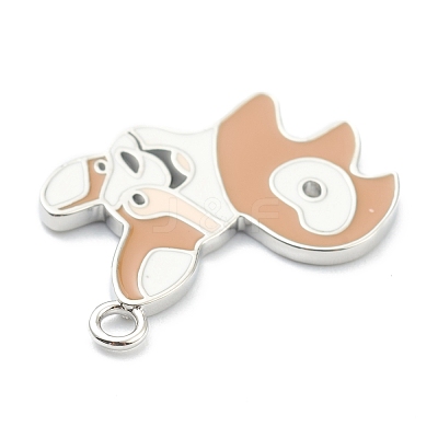 Brass Enamel Pendants KK-J278-41P-1