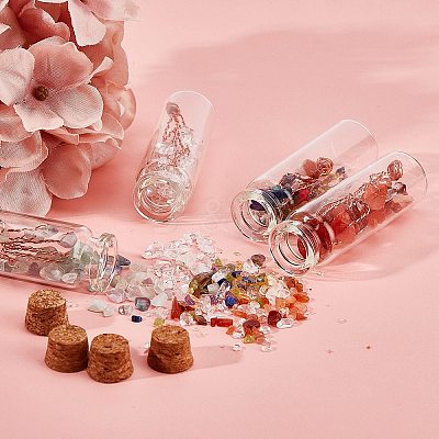 Glass Wishing Bottle DJEW-GF0001-05B-1