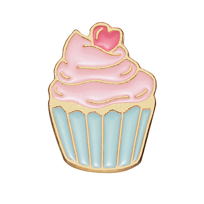 Food Theme Alloy Enamel Brooches WH2-WG6186B-03-1