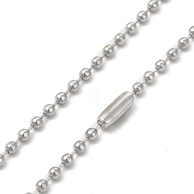 Alloy Cross Pandant Necklace with Ball Chains NJEW-K245-001B-1