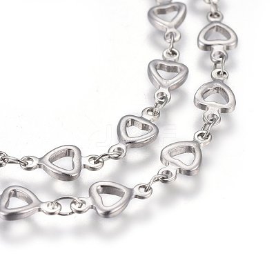 Tarnish Resistant 304 Stainless Steel Link Chains STAS-P219-08-1