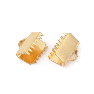 304 Stainless Steel Ribbon Crimp Ends X1-STAS-E471-05J-G-1