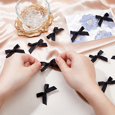 Bowknot Polyester Brooches JEWB-WH0028-68C-1