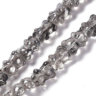 Electroplate Glass Beads Strands EGLA-L030-PL02-1
