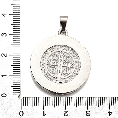 304 Stainless Steel Pendants STAS-B086-09B-P-1
