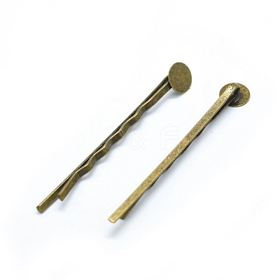 Iron Hair Bobby Pin Findings X-IFIN-L032-06AB-NF-1