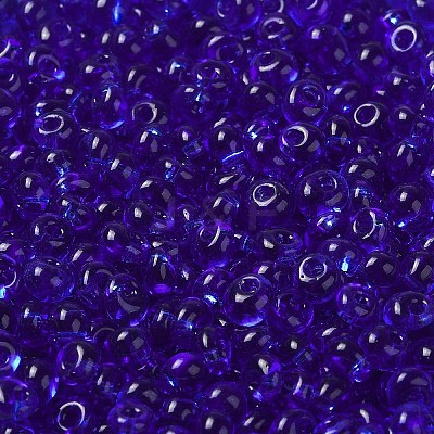 Transparent Colours Glass Seed Beads SEED-P006-02A-16-1
