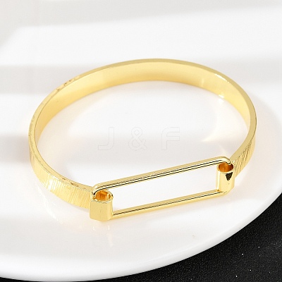 Elegant Brass Bangles for Women BJEW-C112-05G-1