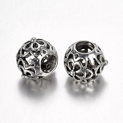 Alloy European Beads PALLOY-G152-12AS-1