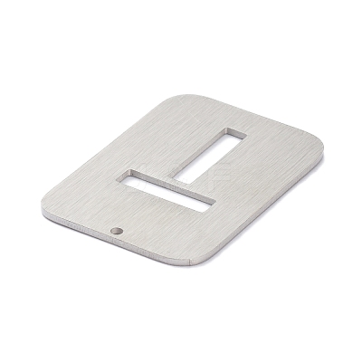 Non-Tarnish 304 Stainless Steel Pendants STAS-K216-49T-P-1