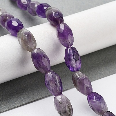 Natural Amethyst Beads Strands G-P520-C02-01-1