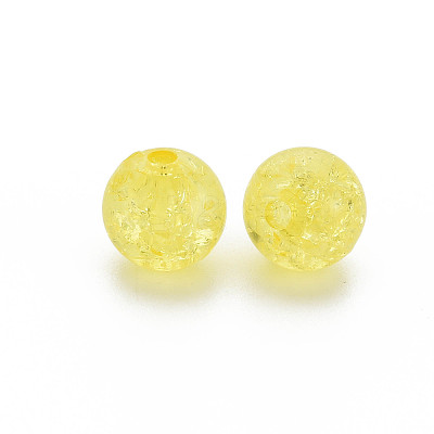 Transparent Crackle Acrylic Beads LS-MACR-S373-66C-N16-1
