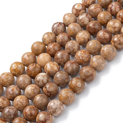 Natural Maifanite/Maifan Stone Beads Strands X-G-P451-01A-C-1