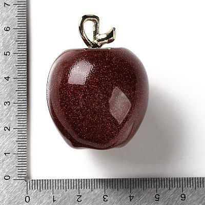 Alloy Resin Big Pendants LS-RESI-S022-01B-1