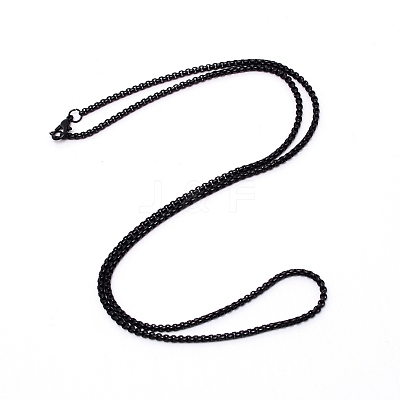 Iron Box Chain Necklace Making NJEW-WH0007-01D-1
