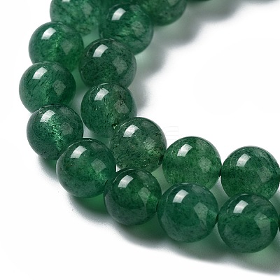 Natural Green Strawberry Quartz Beads Strands G-F756-A01-02-1