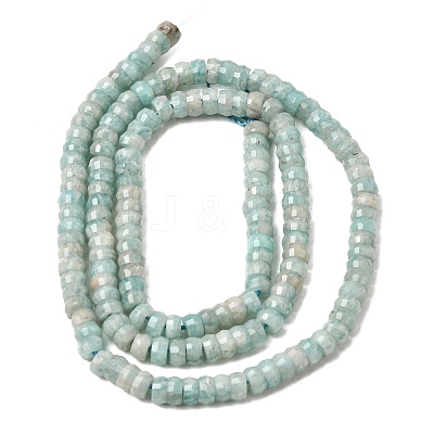 Natural Amazonite Heishi Beads Strands G-A299-A11-01-1