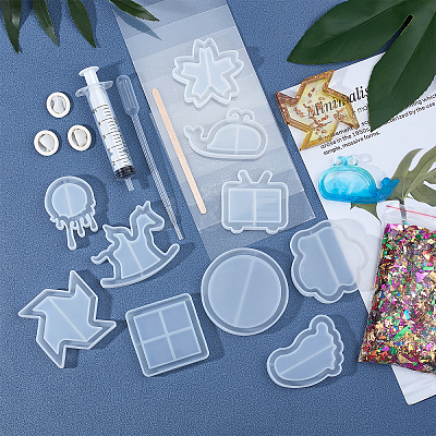 Silicone Quicksand Mold Kits DIY-OC0002-29-1