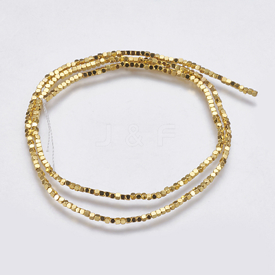 Electroplate Non-magnetic Synthetic Hematite Bead Strands X-G-K237-08P-1