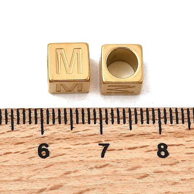 304 Stainless Steel European Beads STAS-D382-02M-G-1