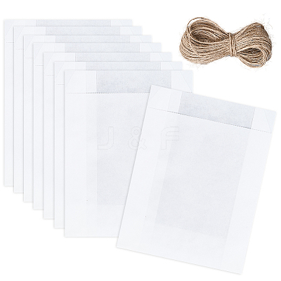 50Pcs Rectangle Paper Baking Bags CARB-SP0001-05C-01-1