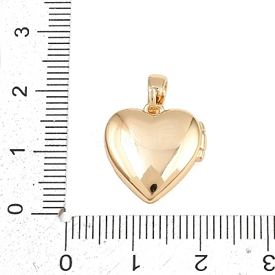 Printed Brass Locket Pendants KK-CBA7D37-0G-1