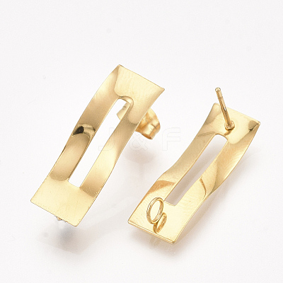 304 Stainless Steel Stud Earring Findings X-STAS-S079-53A-1