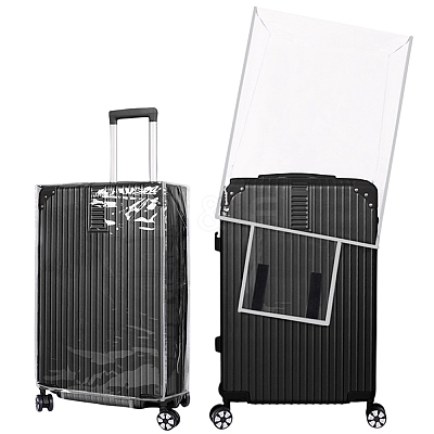 Transparent PVC Luggage Cover AJEW-WH20080-52N-1
