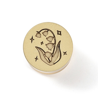 Wax Seal Brass Stamp Head STAM-P001-01G-16-1
