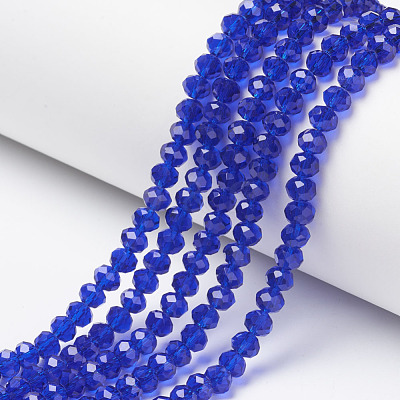 Glass Beads Strands EGLA-A034-T6mm-D06-1
