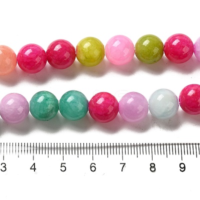 Natural Yellow Jade Beads Strands JBR10mm-C-1
