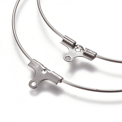 Tarnish Resistant 304 Stainless Steel Wire Pendants STAS-M274-020E-1