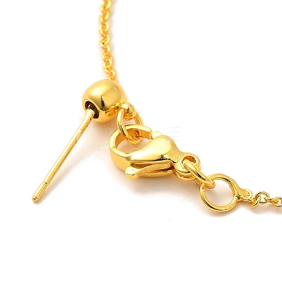 Brass Cable Chains Bracelets for Women BJEW-G735-09G-1
