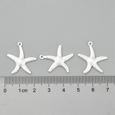 Starfish/Sea Stars Brass Pendants KK-L134-11S-1