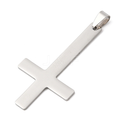 201 Stainless Steel Pendants STAS-Q341-01B-P-1