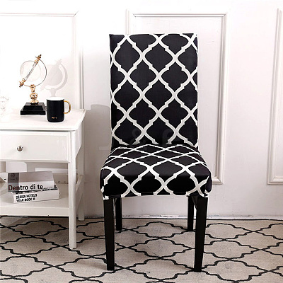 Polyester Elastic Chair Cushion FIND-WH0417-71C-1