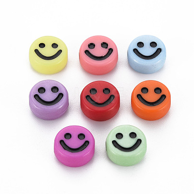 Opaque Acrylic Beads X-MACR-N008-55-B-1