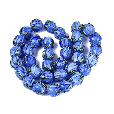 Handmade Lampwork Beads LAMP-Q039-18B-1