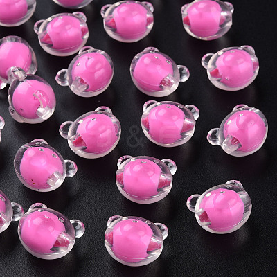 Transparent Acrylic Beads MACR-S373-122-B04-1