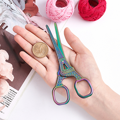 Stainless Steel Scissors TOOL-WH0122-37-1