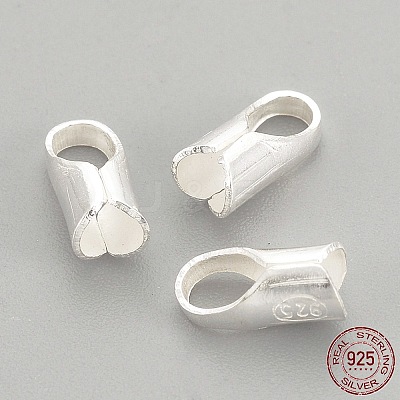 925 Sterling Silver Ends Caps STER-S002-28-1