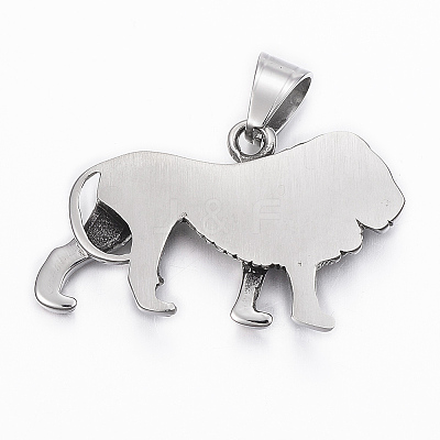 316 Surgical Stainless Steel Pendants STAS-H387-08AS-1