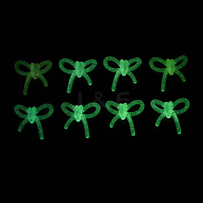 Luminous Frosted Transparent Acrylic Beads TACR-T029-24M-1