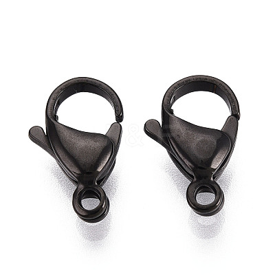 304 Stainless Steel Lobster Claw Clasps STAS-T065-15mm-34B-1