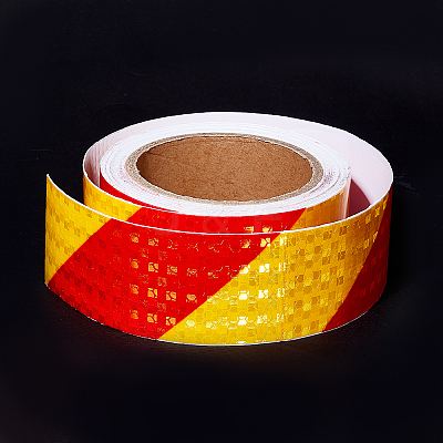 Waterproof EPT(Ethylene Propylene Terpolymer) & PVC Reflective Self-adhesive Tape DIY-WH0030-82A-1