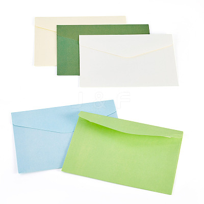 25Pcs 5 Colors Paper Envelopes AJEW-TA0002-41-1