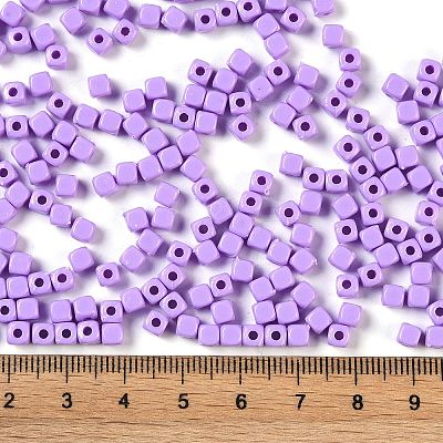 Opaque Acrylic Beads X1-OACR-B025-06F-1